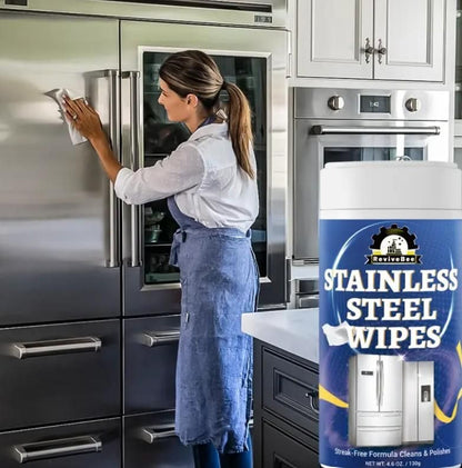 Stainless Steel Cleaning Wipes 130gm