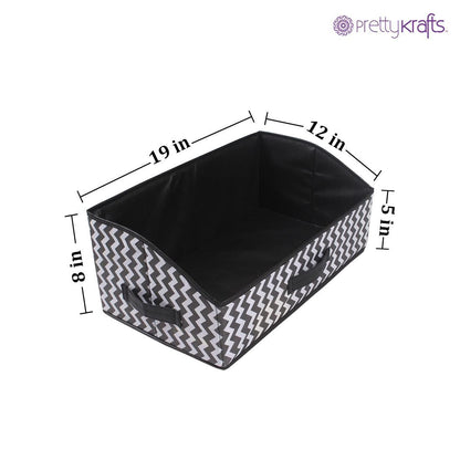 Organizer-Trapezoid Design Shelf organizer Basket (Pack of 1)