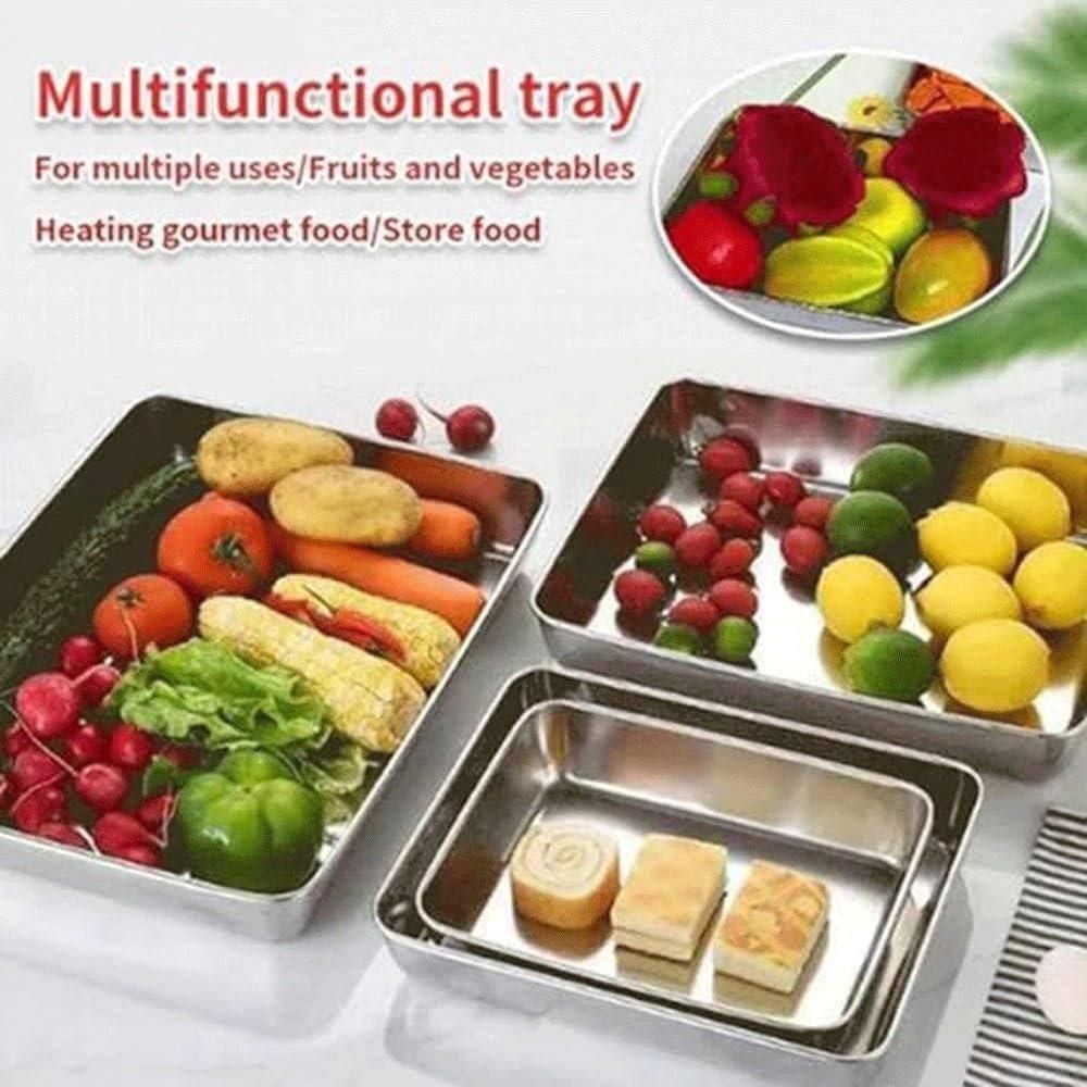 Non Stick Baking Pan Food Storage Box with Cover Pack of 2