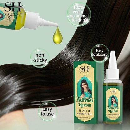 SH Adivasi Hernal Hair Growth Oil 60ml - Nourish Your Roots Naturally