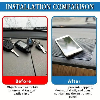 High-Temperature Resistant Silicone Car Dashboard Mat - Non-Slip
