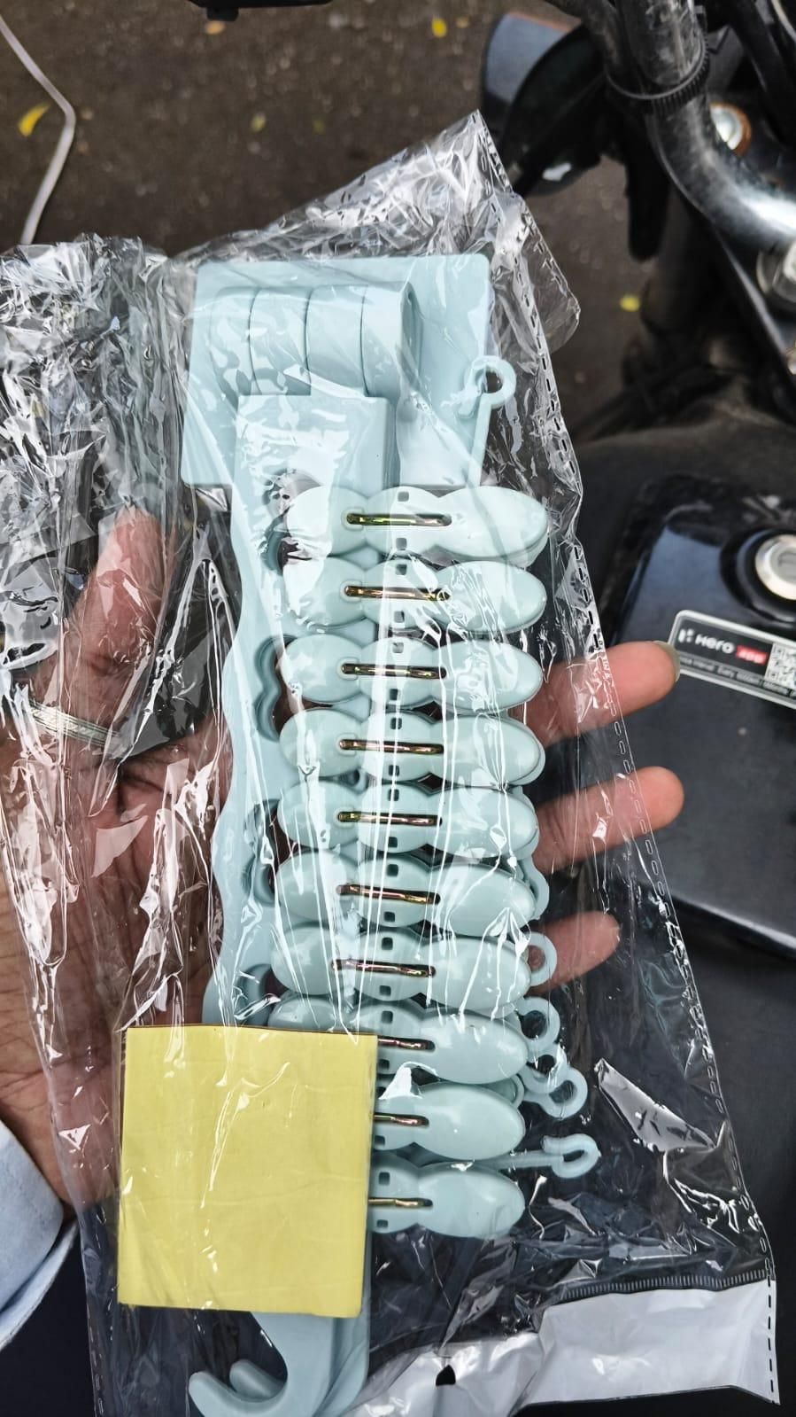 Multifunction Clothing Hanger with Clip Stand