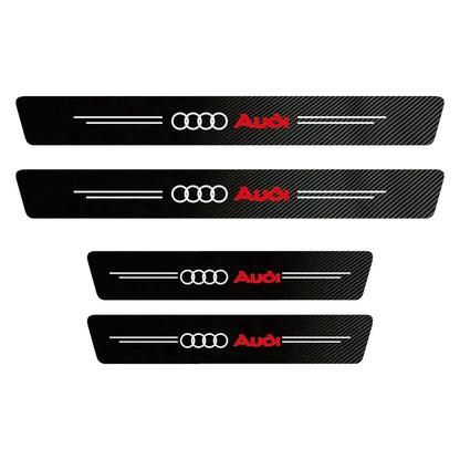 Emblaze - Carbon Fiber Door Sill Protector (Pack of 4)