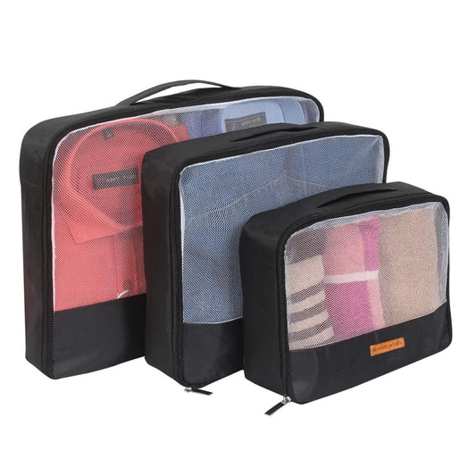 Packing Cubes Travel Accessories Covers Pouch Bag Suitcase Set of 3