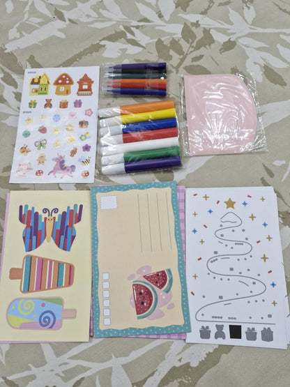 Rainbow Scratch Painting Set