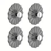 Petal Shaped Adhesive Wall Hooks (5Pcs)
