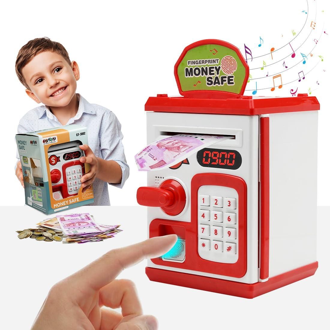Money Bank for Kids with Fingerprint Sensor