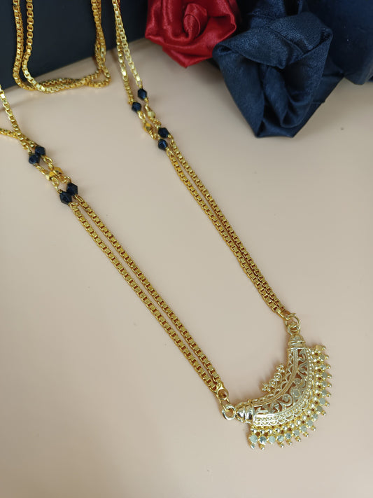 Elegant Gold Plated Mangalsutra