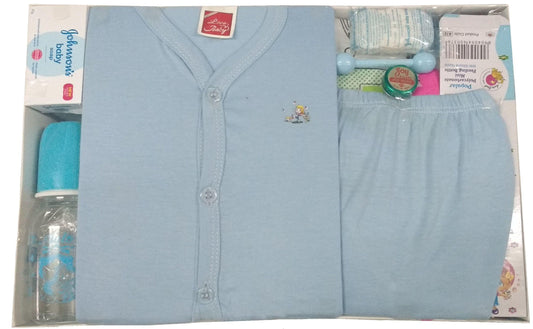 New Born Baby Gift Set Blue Rainbow Blue