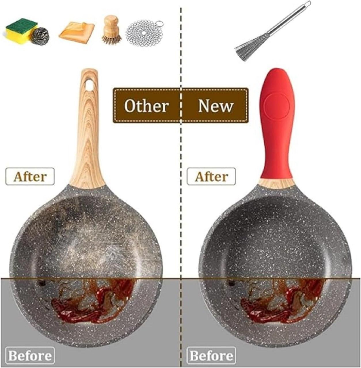 Stainless Steel Pan Cleaning Brush (Pack of 2)