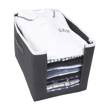 Cloth Organizer - Non Woven Foldable Cloth Organizer ( Pack of 3)