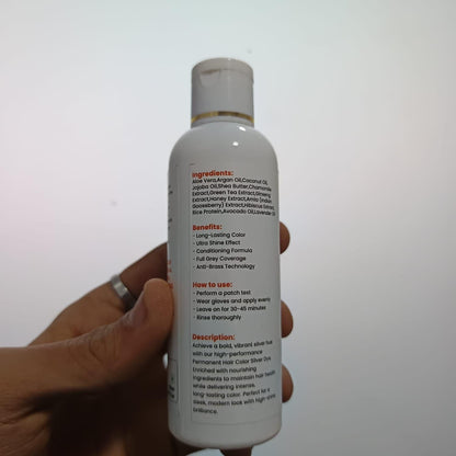 PERMANENT HAIR COLOR Silver Dye 100ML