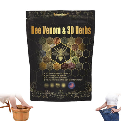 Bee Venom & 30 Herbs Detox Foot Bath Beads (Pack of 1)