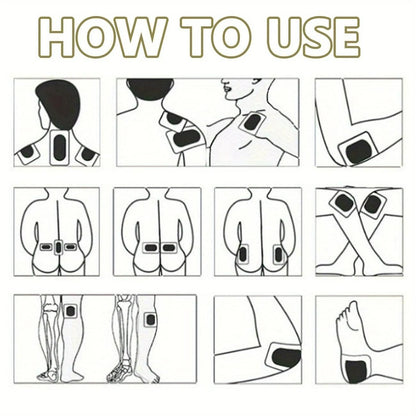 Herbal Heat Pain Relief Patches (Pack of 10)