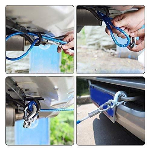 Heavy Duty Steel Wire Car Towing Pull Rope 10 mm