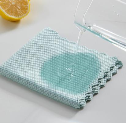 Cleaning Cloth- Fish Scale Cloth For Cleaning Window Glass/Bowl(Pack of 3)
