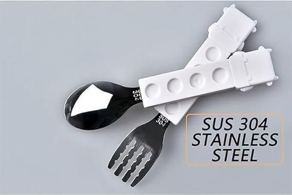 Cow Shaped Grip Spoon and Fork