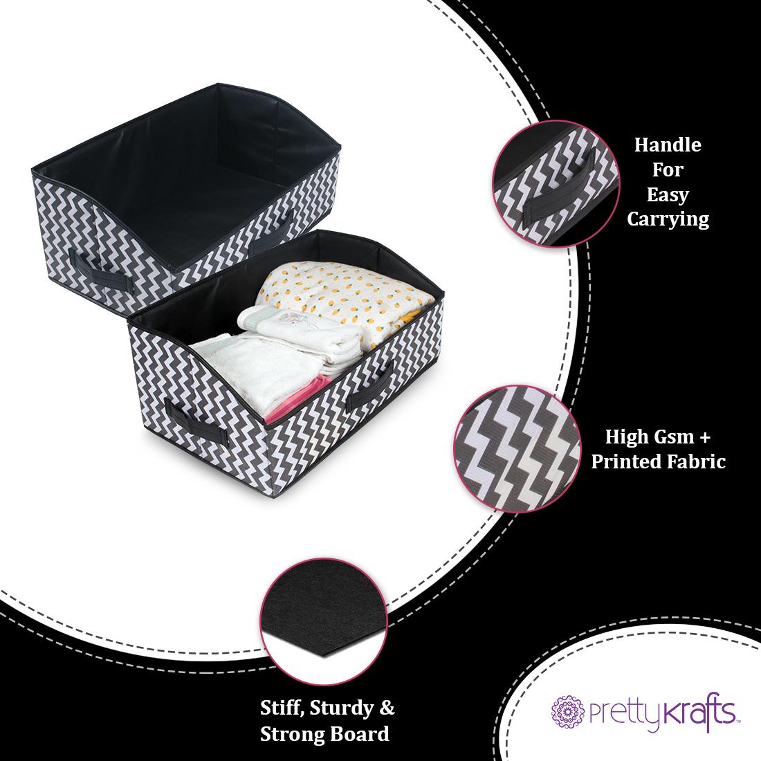 Organizer-Trapezoid Design Shelf organizer Basket (Pack of 1)