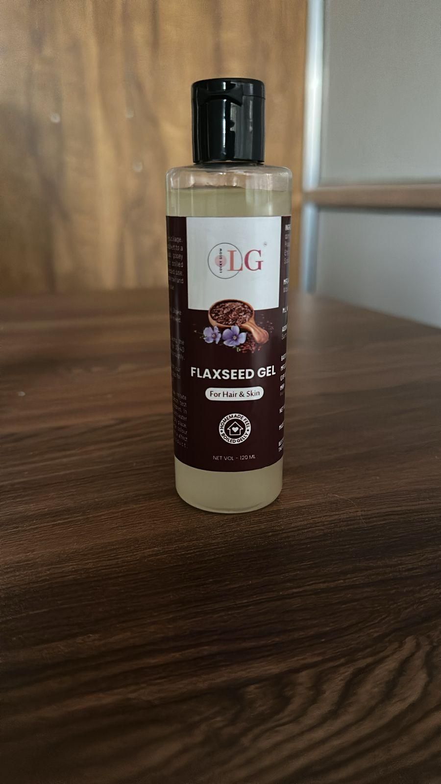 LUCKY GLOW Flexseed Gel For Hair & Skin Pack of 2