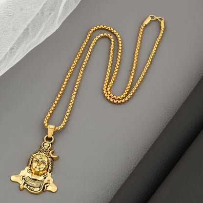 Mahadev Shiv Pendant with Chain
