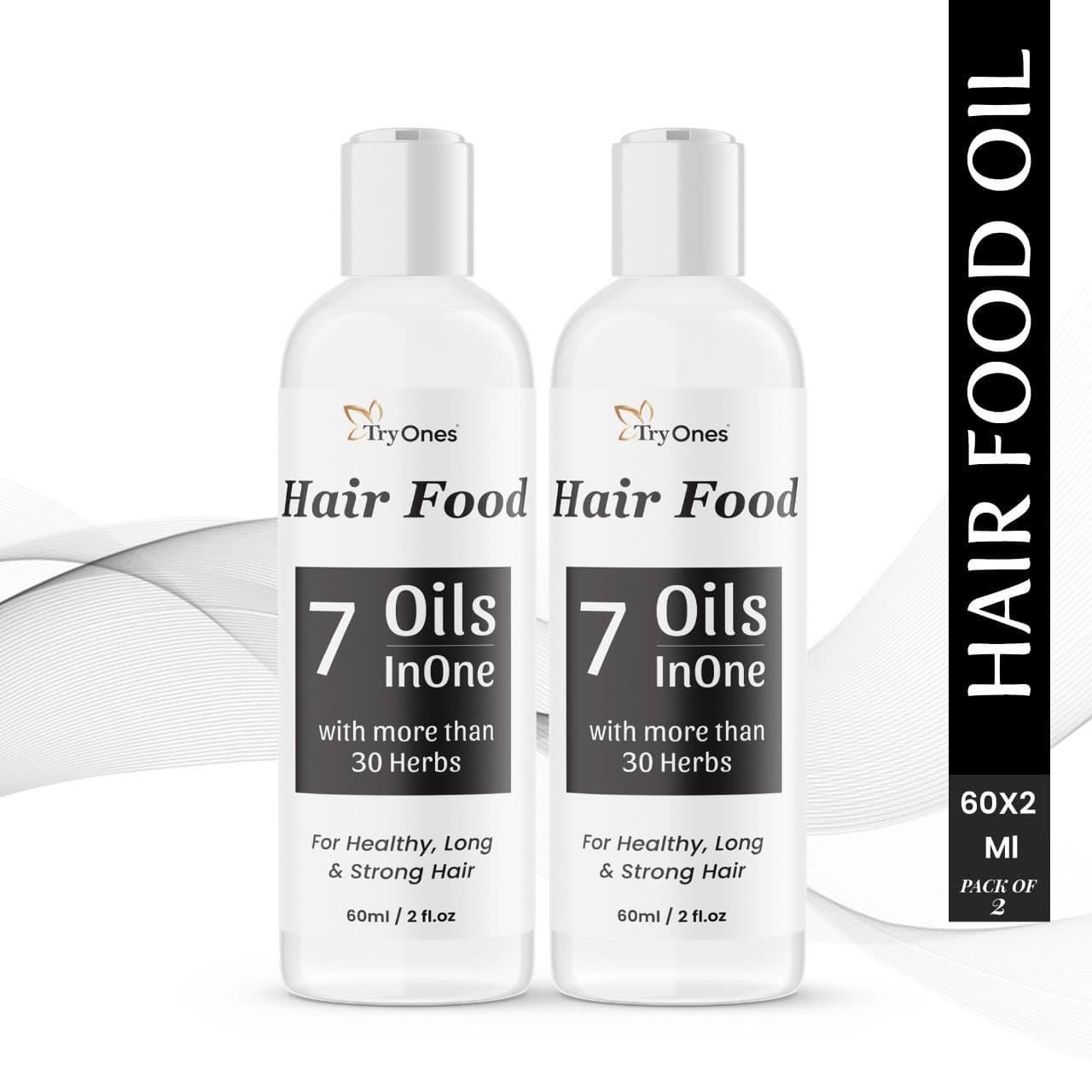 Hair Food 7 Oils InOne with more than 30 Herbs 120ml Pack of 2