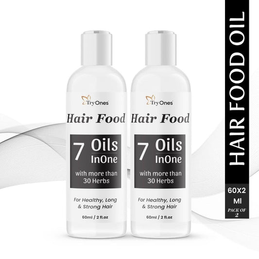 Hair Food 7 Oils InOne with more than 30 Herbs 120ml Pack of 2