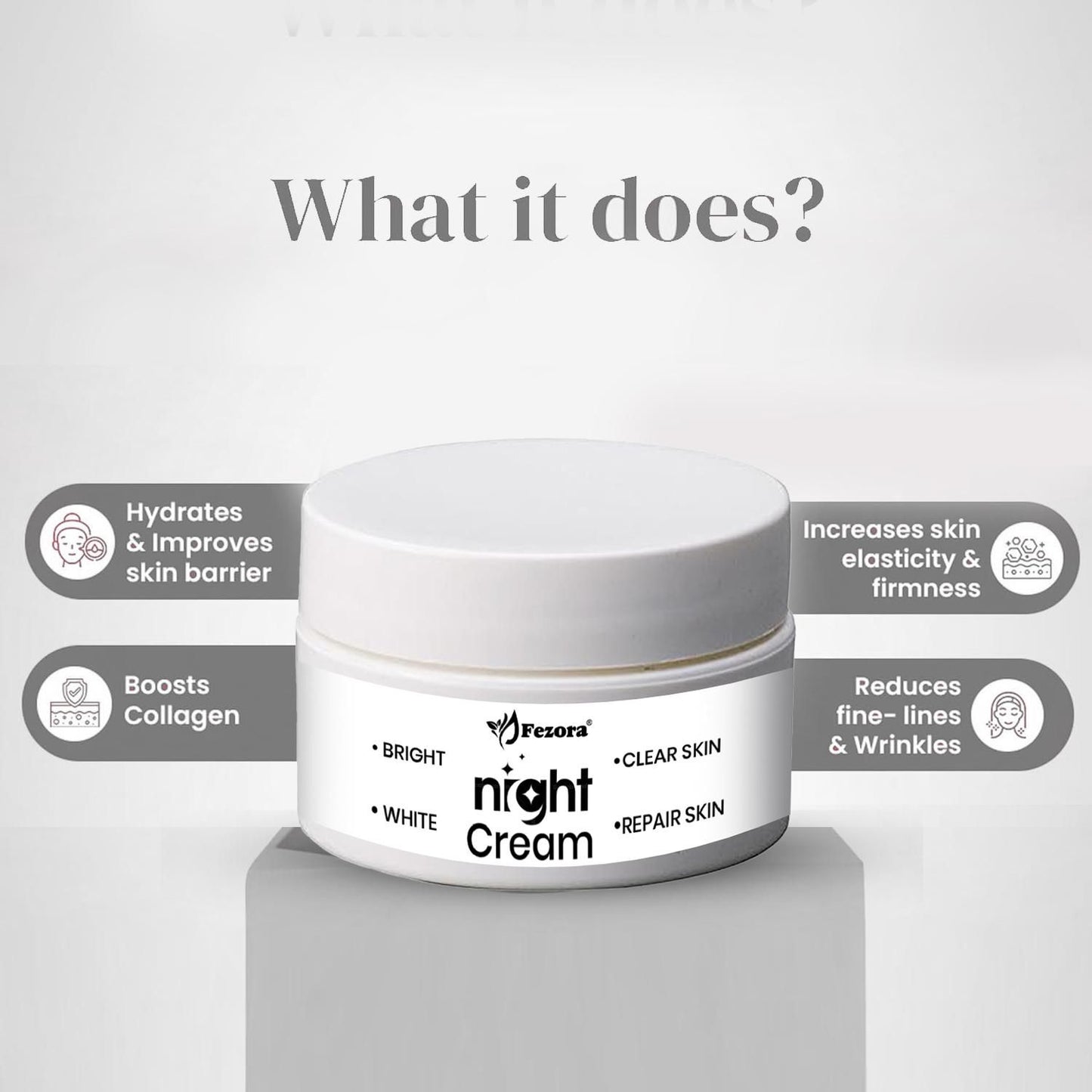 Fezora Brightening Night Comfort Cream - 50 gm