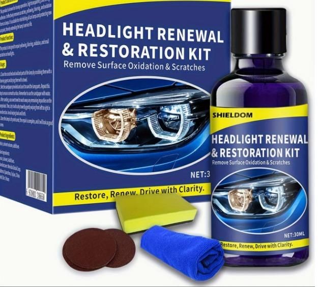 Headlight Renewal and Restoration Kit 100 ml Pack of 1