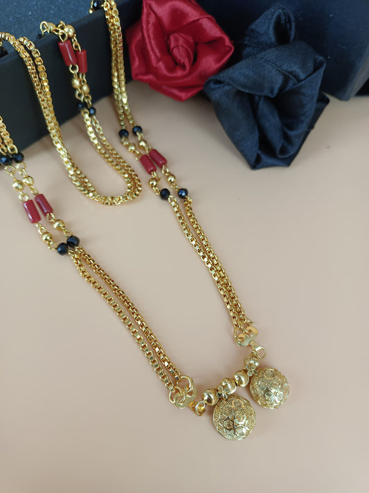 Stunning Gold Plated Mangalsutra