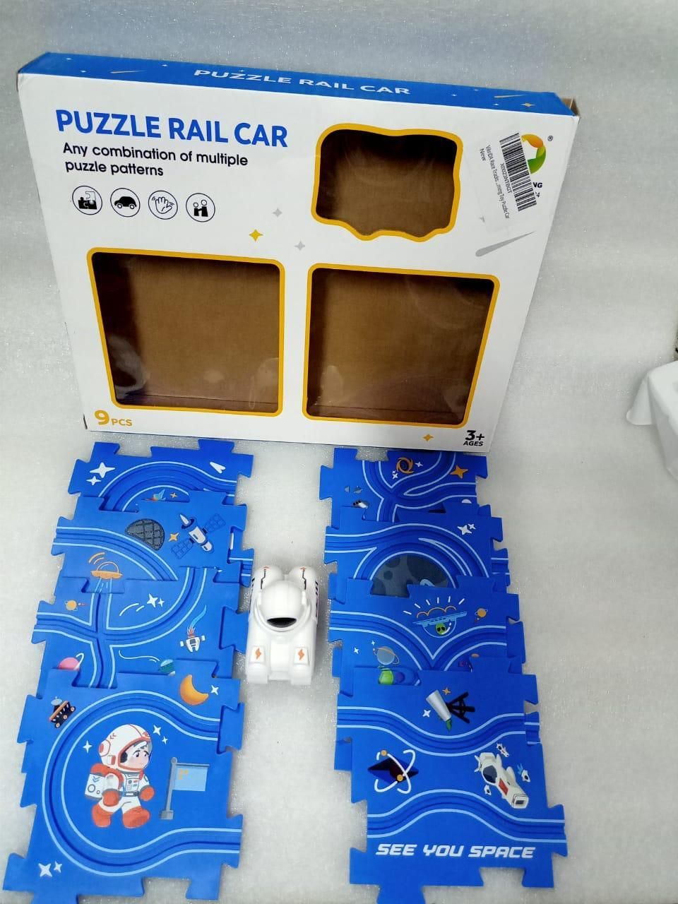 Puzzle Rail car Race Slot Car Track Set