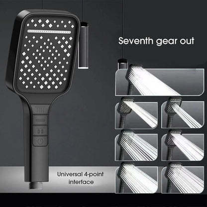 Square Hand Shower for Bathroom Without Hose Pipe