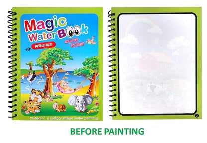 Reusable Magic Water Painting Book (Pack of 2)