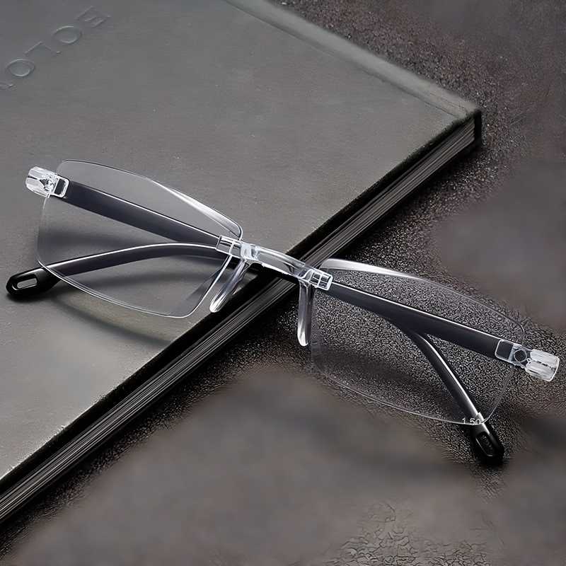 Anti-blue Progressive Far And Near Dual-Use Reading Glasses