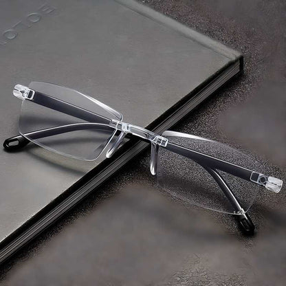 Anti-blue Progressive Far And Near Dual-Use Reading Glasses
