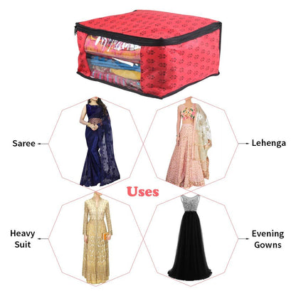Saree Cover - Non Woven Printed Big Size Saree Covers ( Pack of 3 )