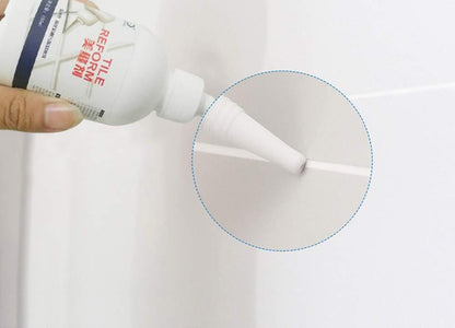 Gap Refiller-Pre-Mixed Tile Grout Repair Squeeze Tube Grout Pen Gap Refill Reform Sealant