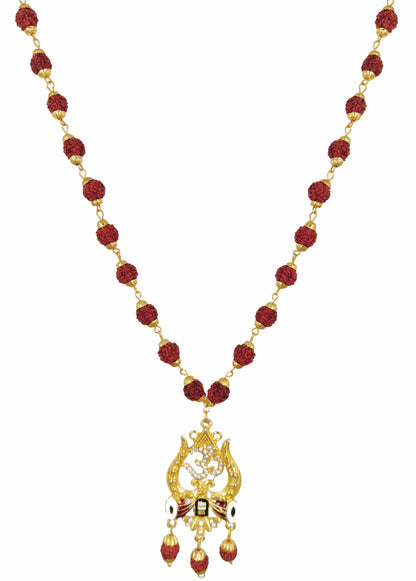 Luxurious Men's Gold Plated Pendant With Chain Vol 3