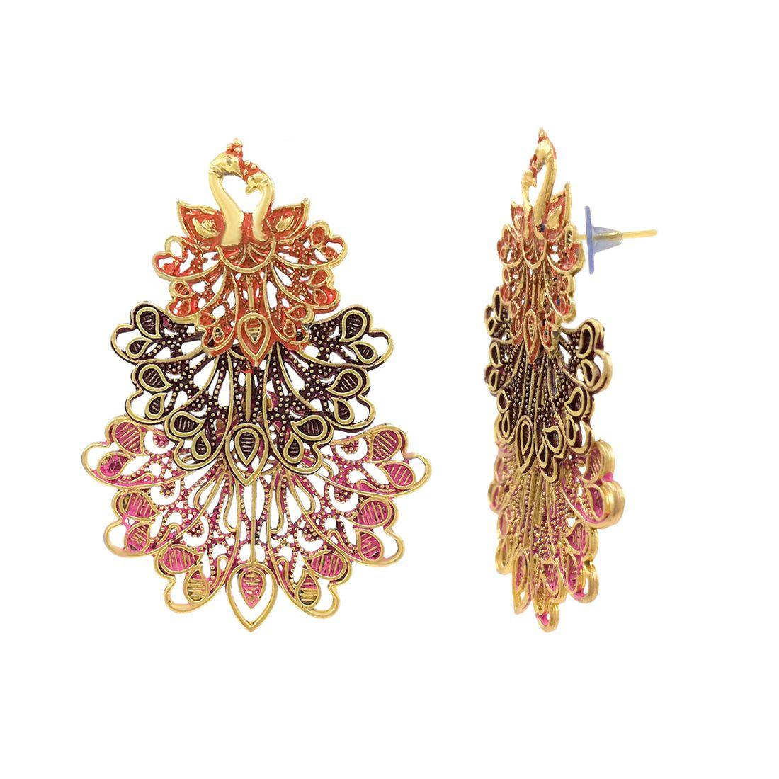 Latest Oxidized Earring