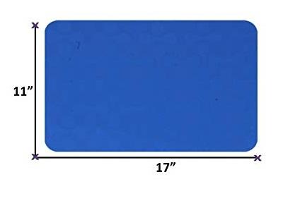 Fridge Mat- PVC Solid Fridge Mats(Pack of 3)