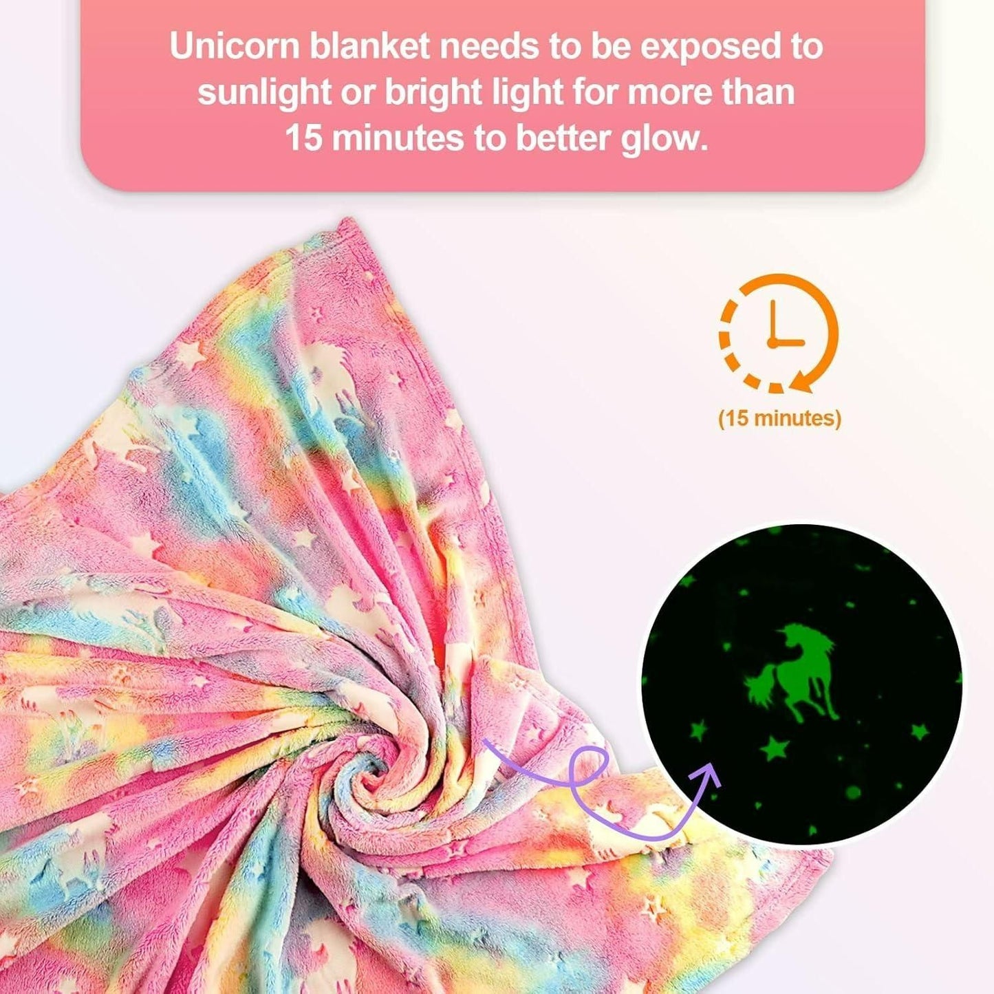 Glow in Dark Blanket for Kid's