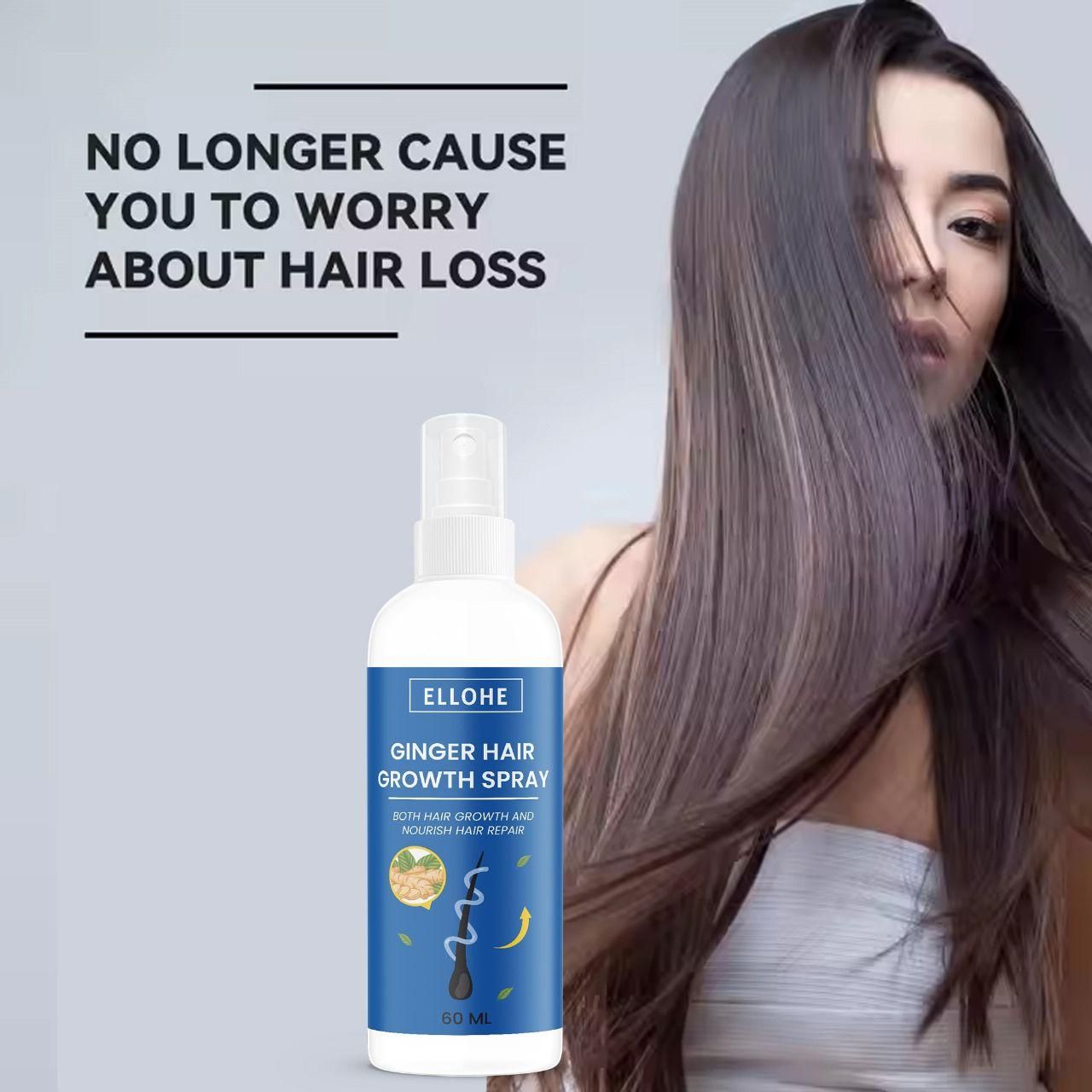 Ellohe Ginger Hair Growth Spray 60 ML Pack of 1