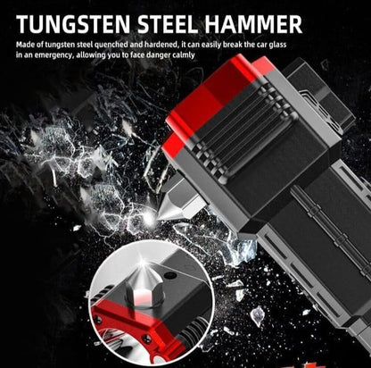 Portable LED Flashlight Multifunctional Work Light Power Bank Emergencies Safety Pack Of 2