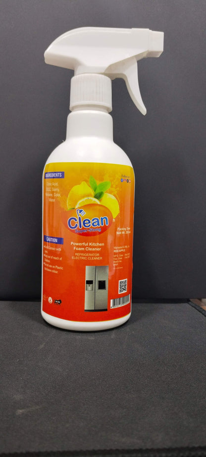 Clean Super Strong Powerful Kitchen Foam Cleaner 500 ml Pack of 2