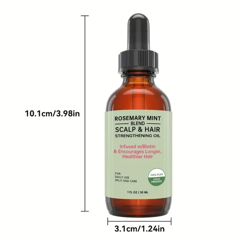 Rosemary Mint Scalp & Hair Strengthening Oil (Combo)