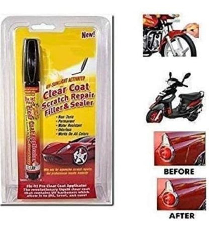 UV Sunlight Activated Clear Coat Scratch Remover Pen