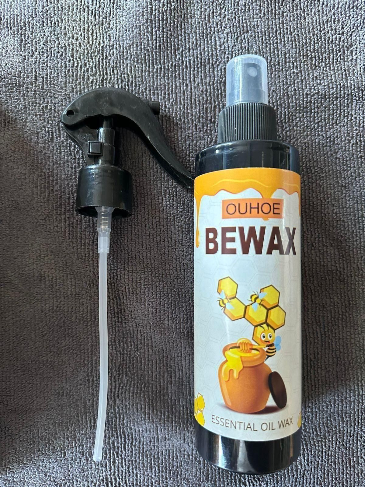 BD Natural Micro-Molecularized Beeswax Spray, Furniture Polish and Cleaner for Wood 120ML (Pack of 2)