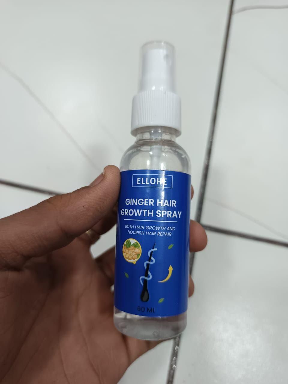 Ellohe Ginger Hair Growth Spray 60 ML Pack of 1