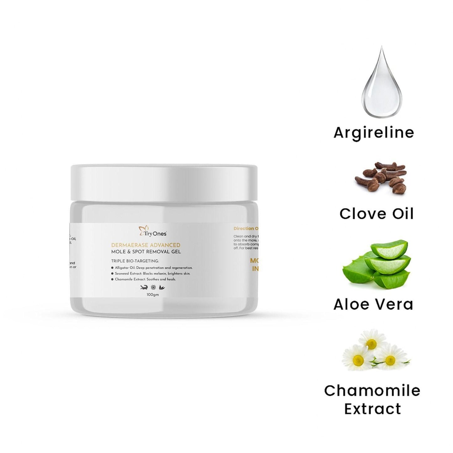 Mole and Spot Removal Gel 100 gm Pack of 1