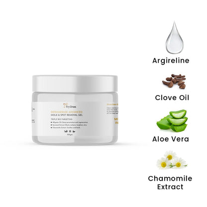 Mole and Spot Removal Gel 100 gm Pack of 1