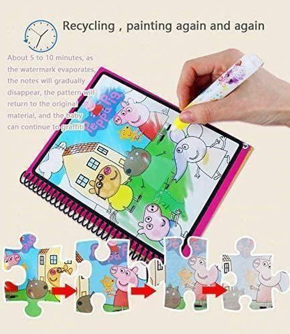 Reusable Magic Water Painting Book (Pack of 2)